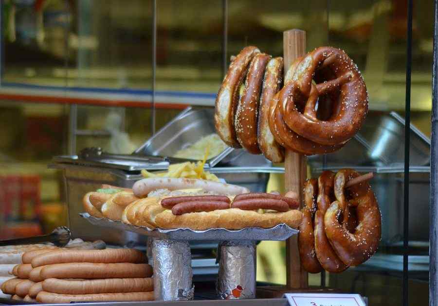 Pretzel Sausages
