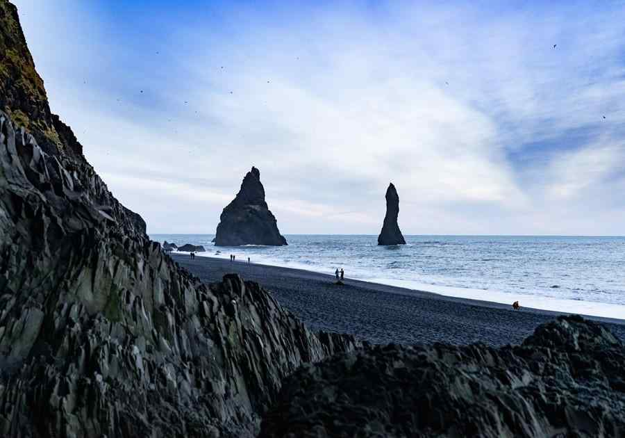 black sand
