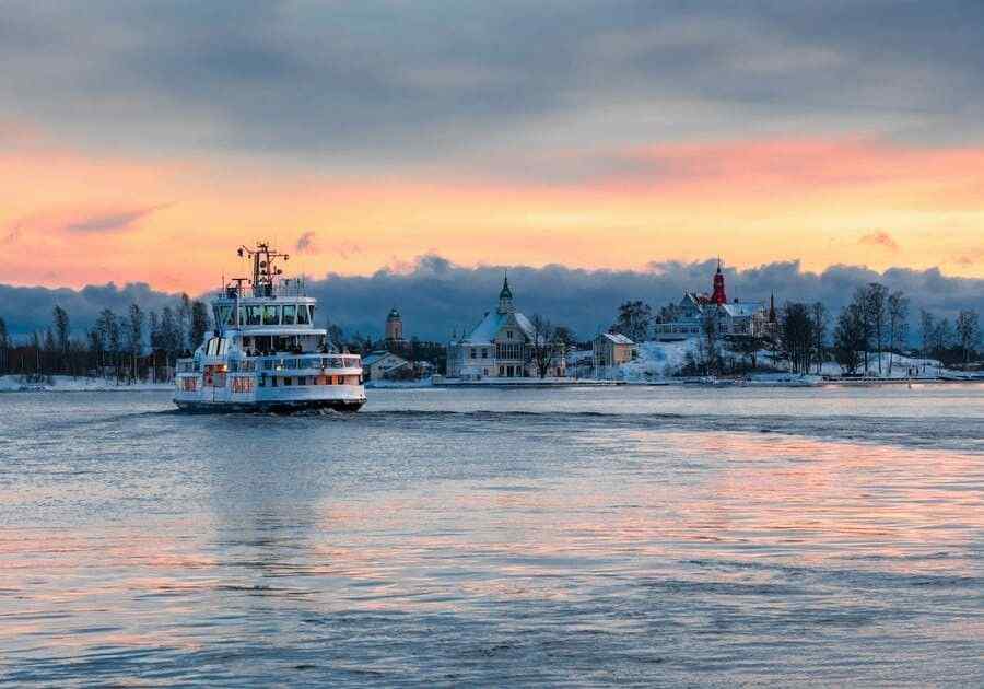 Ferry Crossing Baltic Sea