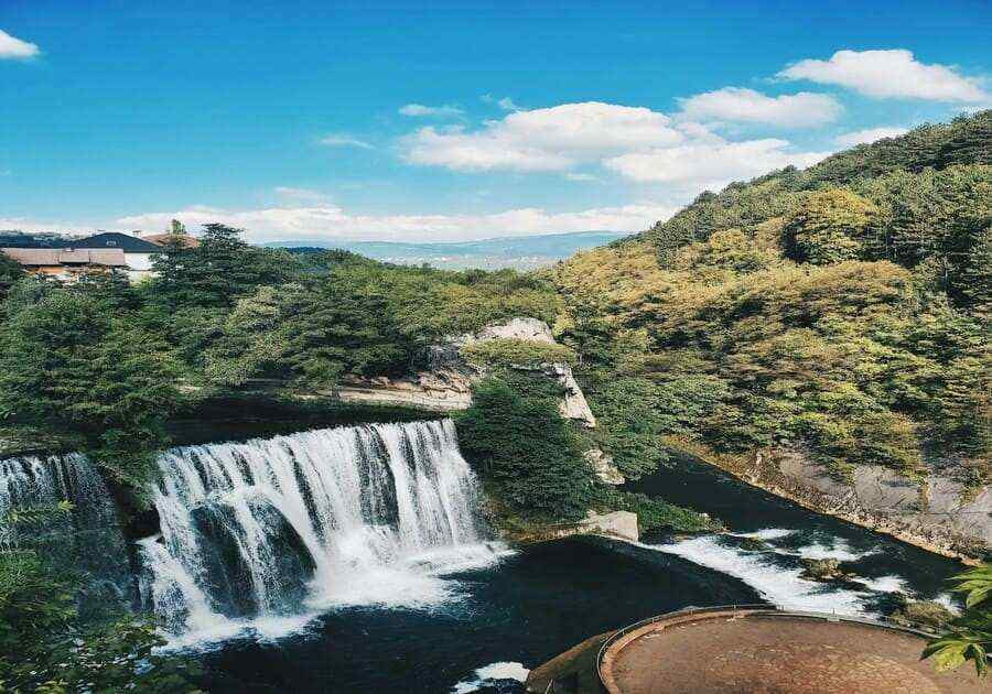 Jajce waterfall