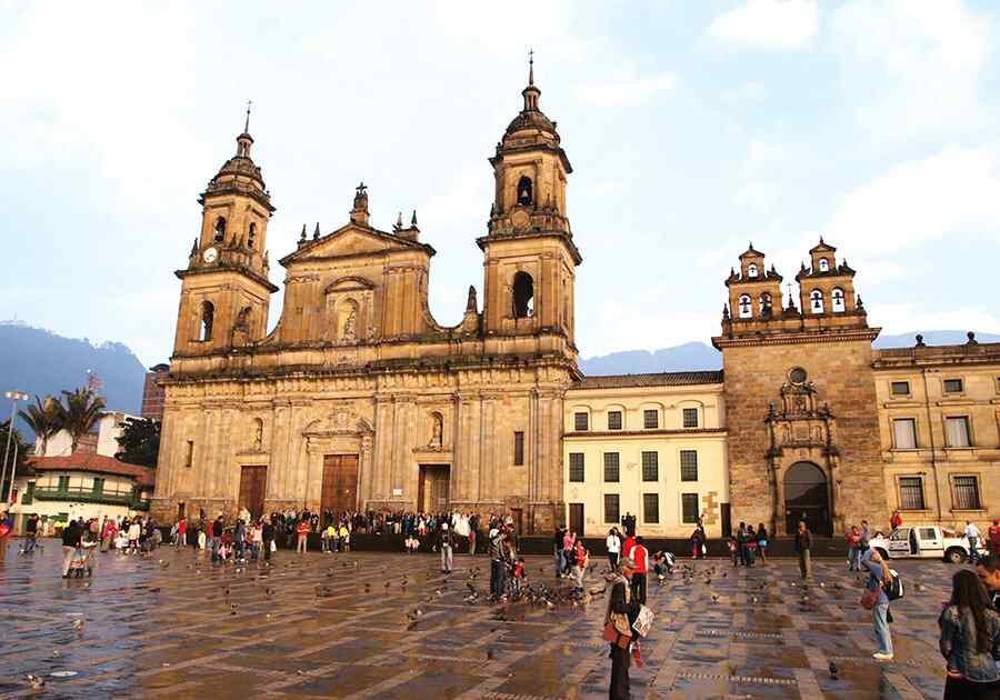 Cathedral Square in Bogota Colombia