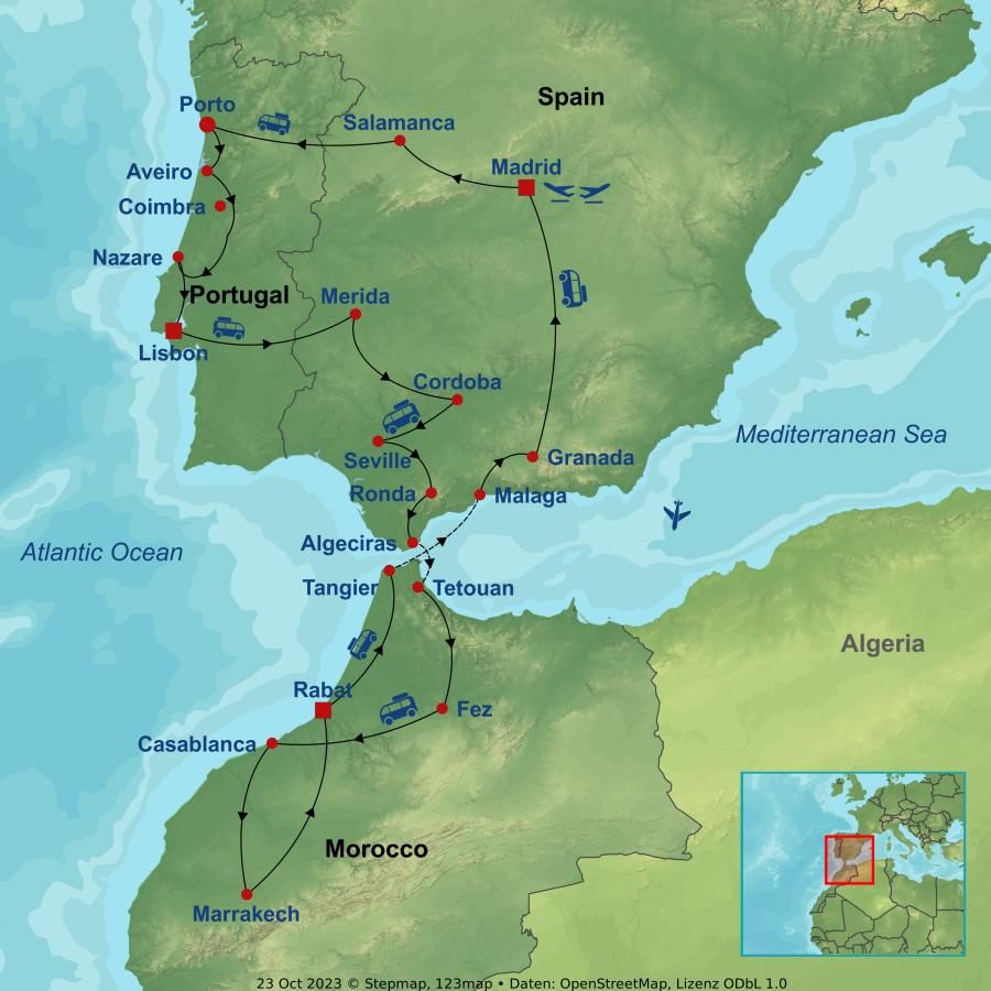 Amazing Spain Portugal and Morocco